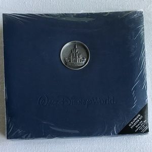 RARE Disney 12 x 12 Scrapbook Kit Photo Album with Silver Castle Medallion